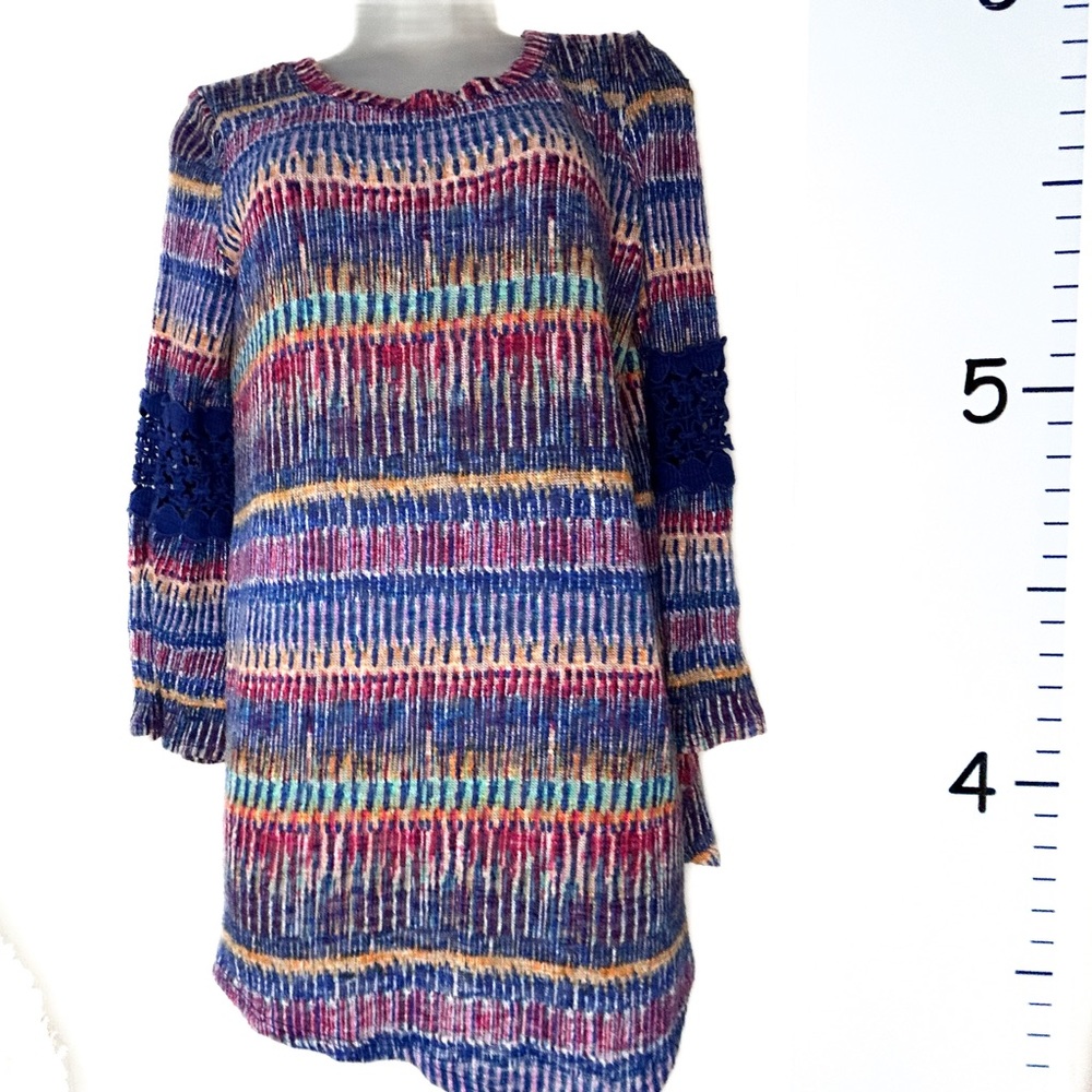 John Paul Richard‎ Multicolor Scoop Neck Sweater Women's Medium